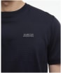 Men's Barbour International Chapter Jacquard Texture T-Shirt - Black