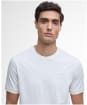 Men's Barbour International Chapter Jacquard Texture T-Shirt - Whisper White