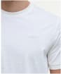 Men's Barbour International Chapter Jacquard Texture T-Shirt - Whisper White