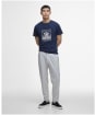 Men's Barbour International Track Graphic T-Shirt - Navy