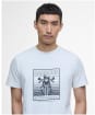 Men's Barbour International Track Graphic T-Shirt - Whisper White