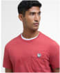 Men's Barbour Tothill Tailored Fit T-Shirt - Red Spice