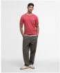 Men's Barbour Tothill Tailored Fit T-Shirt - Red Spice