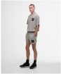 Men's Barbour International Micro Block Graphic Oversized T-Shirt - Concrete