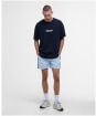 Men's Barbour International Middleton Oversized Graphic T-Shirt - Sapphire Navy