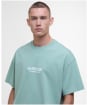 Men's Barbour International Middleton Oversized Graphic T-Shirt - Granite Green