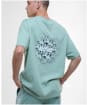 Men's Barbour International Middleton Oversized Graphic T-Shirt - Granite Green