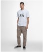Men's Barbour International Jump Archive Graphic T-Shirt - Whisper White