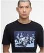 Men's Barbour International Pitstop Graphic T-Shirt - Black