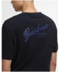 Men's Barbour International Pitstop Graphic T-Shirt - Black
