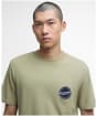 Men's Barbour International Apleton Graphic T-Shirt - Bleached Olive