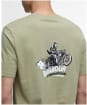 Men's Barbour International Apleton Graphic T-Shirt - Bleached Olive