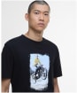 Men's Barbour International Coster Steve McQueen Graphic T-Shirt - Black