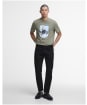 Men's Barbour International Coster Steve McQueen Graphic T-Shirt - Bleached Olive