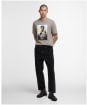 Men's Barbour International Nicholl Steve McQueen Graphic T-Shirt - Timberwolf