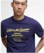 Men's Barbour International Colman Steve McQueen Graphic T-Shirt - Midnight Blue