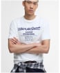 Men's Barbour International Colman Steve McQueen Graphic T-Shirt - Whisper White