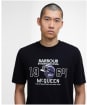Men's Barbour International Giles Steve McQueen Graphic T-Shirt - Black