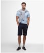 Men's Barbour Cranmer Logo T-Shirt - Ocean Sky