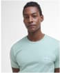 Men's Barbour Cranmer Logo T-Shirt - Pale Apple