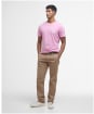 Men's Barbour Cranmer Logo T-Shirt - True Pink