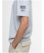 Men's Barbour International Steve McQueen Rickman T-Shirt - Grey Marl