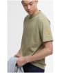 Men's Barbour International Steve McQueen Rickman T-Shirt - Bleached Olive