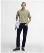 Men's Barbour International Steve McQueen Rickman T-Shirt - Bleached Olive