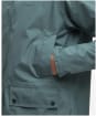 Men's Barbour Hooded Domus Waterproof Jacket - VINTAGE TEAL/DRE