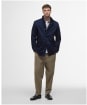 Men's Barbour City Chelsea Waterproof Jacket - NAVY/BLEACHED PI