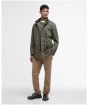 Men's Barbour City Chelsea Waterproof Jacket - UNIFORM GREEN/BL