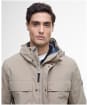 Men's Barbour International Cliffway Waterproof Jacket - Timberwolf