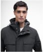 Men's Barbour International Cliffway Waterproof Jacket - Black