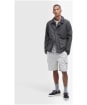 Men's Barbour Utility Spey Waxed Cotton Jacket - Charcoal