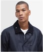 Men's Barbour Utility Spey Waxed Cotton Jacket - New Navy
