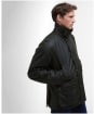 Men's Barbour Halton Waxed Cotton Jacket - Fern