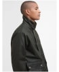 Men's Barbour Modern Bedale Waxed Jacket - Archive Olive