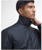 Men's Barbour Newbury Waxed Jacket - Royal Navy / Heritage Check