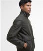 Men's Barbour Newbury Waxed Jacket - Archive Olive / Heritage Check