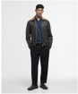 Men's Barbour Newbury Waxed Jacket - Archive Olive / Heritage Check