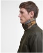 Men's Barbour Tracker Lightweight Waxed Jacket - Archive Olive