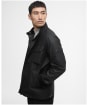 Men's Barbour International Lexton Waxed Jacket - Black