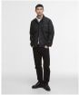 Men's Barbour International Lexton Waxed Jacket - Black