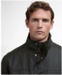 Men's Barbour Sander Waxed Jacket - Fern