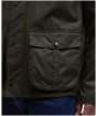 Men's Barbour Sander Waxed Jacket - Fern