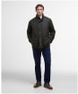 Men's Barbour Sander Waxed Jacket - Fern