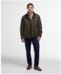 Men's Barbour Sander Waxed Jacket - Beech
