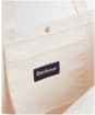 Barbour Logo Tote Bag - Ecru / Barbour Green