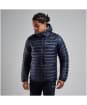Men's Montane Anti-Freeze Packable Hooded Down Jacket - Eclipse Blue