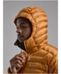 Men's Montane Anti-Freeze Packable Hooded Down Jacket - Flame Orange
